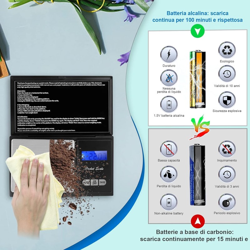Digital Mini Scale, 200g 0.01g/0.001oz Pocket Jewellery Scale, Digital Grams