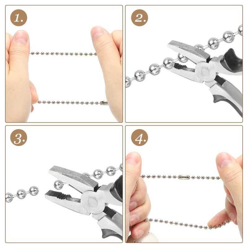 PATIKIL Ceiling Fan Pull Chain 12 Inch, 4 Pack Baseball