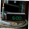 Alipis Digital Clock with Large Display Aesthetic LED Alarm Clock