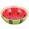 SEWACC Watermelon Shaped Ceramic Bowl Creative Fruit Shape Eating Bowl