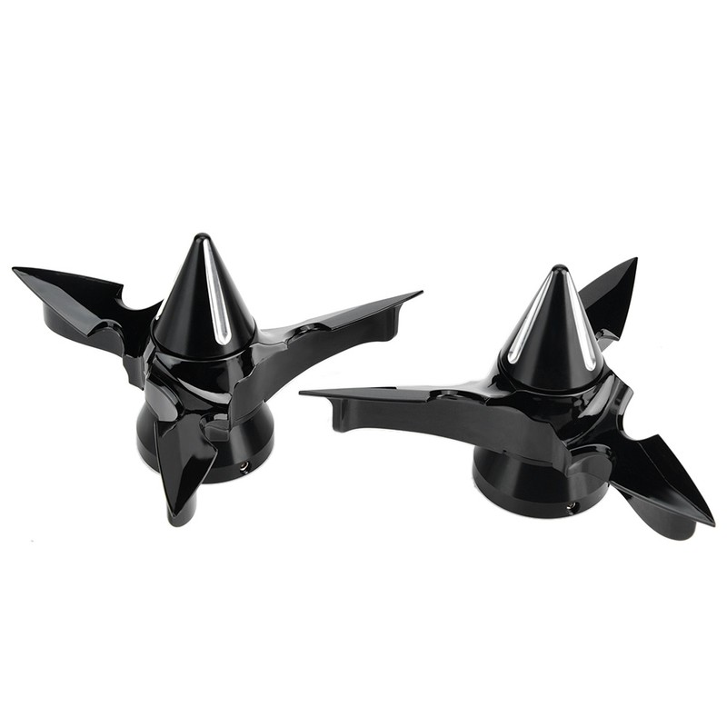 Motorcycle Spinning Front Axle Cap Nut Cover for Softails Electra