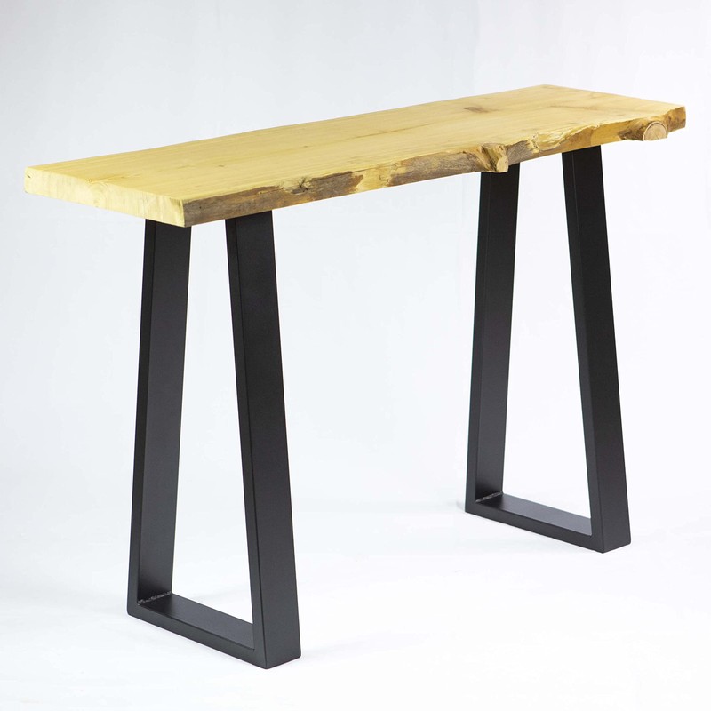 RUSTY DESIGN Console Table Legs, Trapezoid Shape, 1 Pair