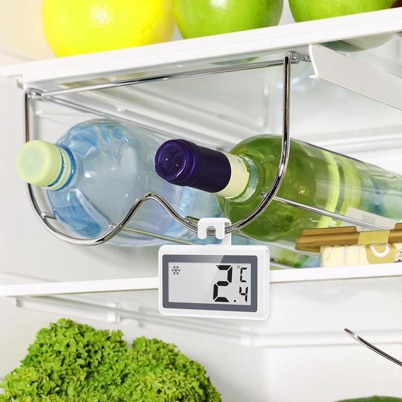 Ankilo Refrigerator Fridge Thermometer, 2 Pack Digital Freezer Thermometer with