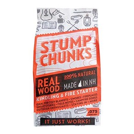 STUMPCHUNKS Stump Chunks 100% Natural Wood Fire Starter (Small), 0.075 cu. ft. Bag