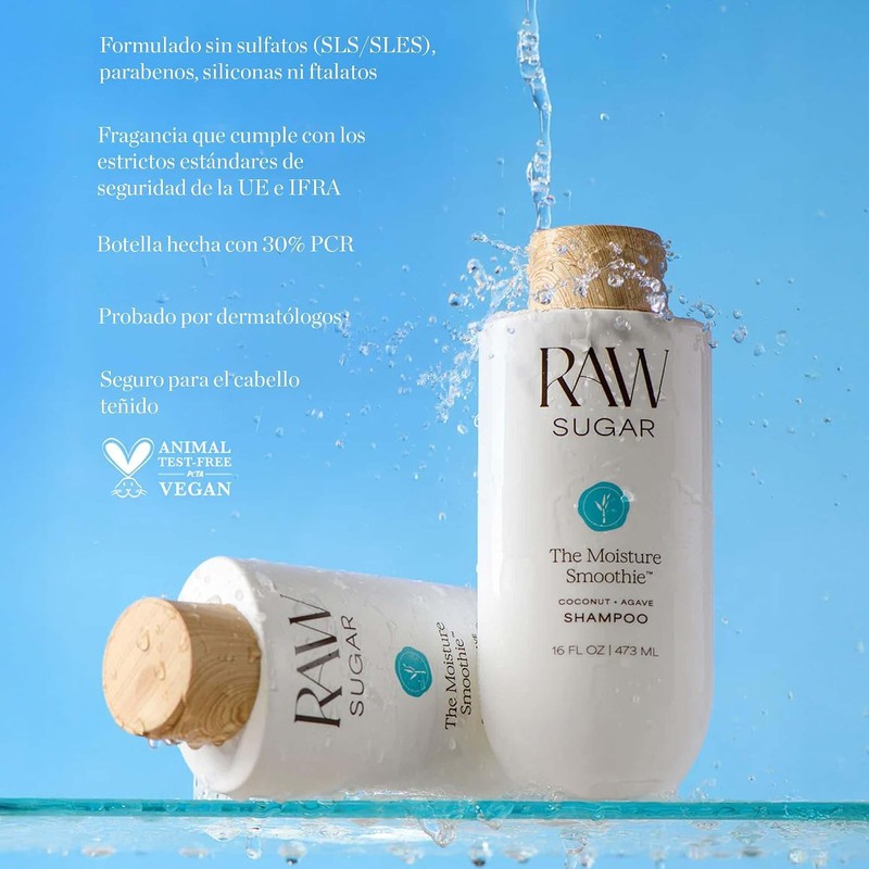 RAW SUGAR, The Moisture Smoothie Coco + Agave Acondicionador, con