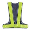 Zeus Anti-Bacterial Reflective Vest with Pockets, fluorescent yellow