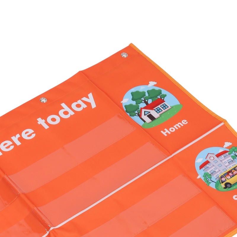 Attendance Pocket Chart with Large Cards Daily Schedule Classroom Management