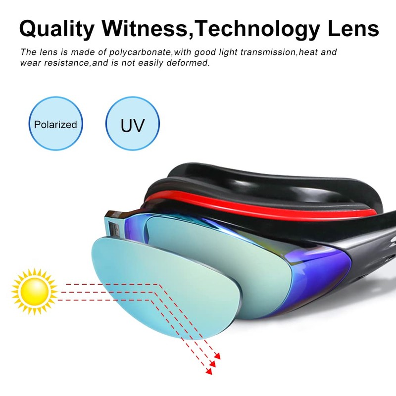 AIKOTOO Shortsighted Swimming Goggles