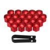 Shiwaki 20pcs 21mm Nut Caps with Removal Tool Wheel Nut