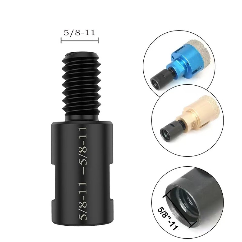 CKZYHHJ 5/8''-11 Thread Angle Grinder Extension Rod Threads Easily to
