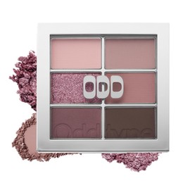 Oddtype Mute Sleek Eye Palette, Silky Smooth Formula, Long-wearing & Fallout-free, Buildable, Matte shimmer shades 9g M668- Odd Expansion