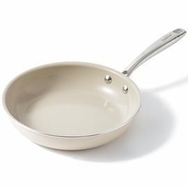 Redchef Nonstick Frying Pan Skillet, Ceramic Non-Stick Saute Pans, 9.5 inch Cooking Fry Pan with Stay Cool Handle, All Stovetops (Gas, Electric & Induction), Dishwasher/Oven Safe, PFAS-Free, Non Toxic