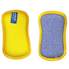E-Cloth Washing Up Pad 3 Pack Kitchen Sponge Scour Scrubber Microfiber