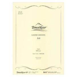 SAKAE SR-A4P-C Technical Paper, Loose Sheet, A4, Tomoe River FP, 2.8 oz (52 g), Cream, Plain