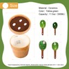 BigNoseDeer Ceramic Cactus Measuring Cups and Spoons Set Organizer, Cute