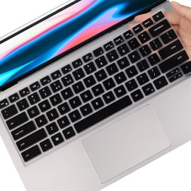 Keyboard Cover for Dell Inspiron 14 5410 5415 5418 5420 5425 5430 7415 7420 7425 7430 7435, Dell Inspiron 16 5620 5625 5630 7620 7630, Inspiron 13 5310, Latitude 3320 3420 Keyboard Skin -Black