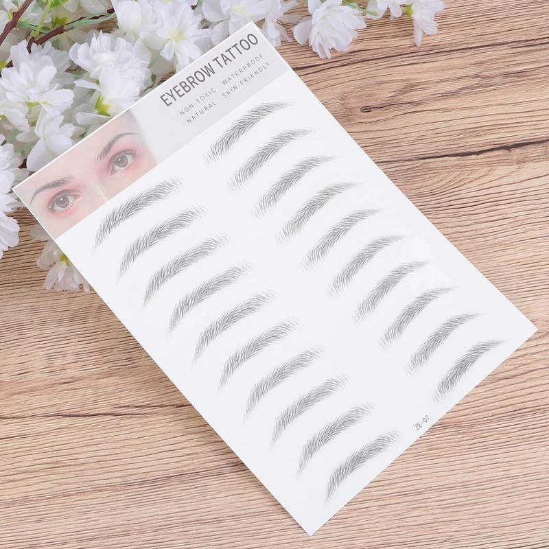 Cabilock 2 Piezas Pegatina para Cejas Falsas D, de Papel