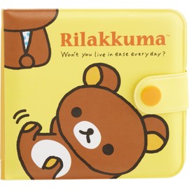 San-X Rilakkuma WL37801 Wallet, H 3.5 x W 7.9 x D 0.8 inches (90 x 200 x 200 x 20 mm)