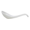 Ebros Gift Contemporary White Melamine Asian Soup Spoons With Ladle