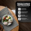 ZENO Placemats Table Mats | 9 Piece Set with 4