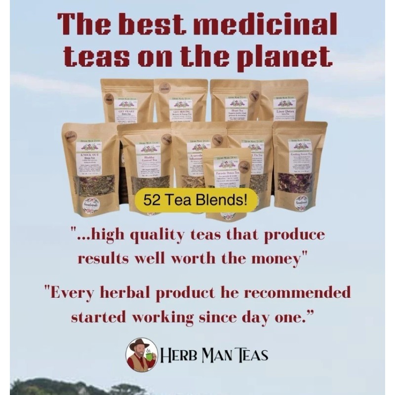 Herb Man Teas ACNE TEA with Neem - Addresses internal