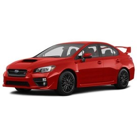 BUR 30393R 1:43 Subaru Wrx Sti 2017 - Red Car Diecast Model Replica