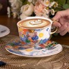 KAMMAK Fine Bone China Teacup and Saucer Set of 2,