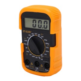 Multimeter,DT‑830D Digital Multimeter Portable Manual Adjustment Voltage Tester for Laboratory Factory