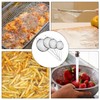 4-Piece Strainer Set with 4 Hooks, Stainless Steel Strainer, Kitchen