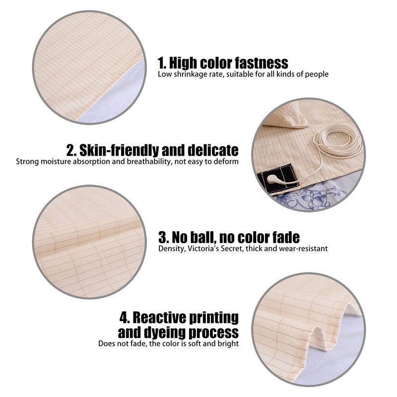 Grounding Bed Sheet Grounding Mat for Better Sleep, Comfortable and
