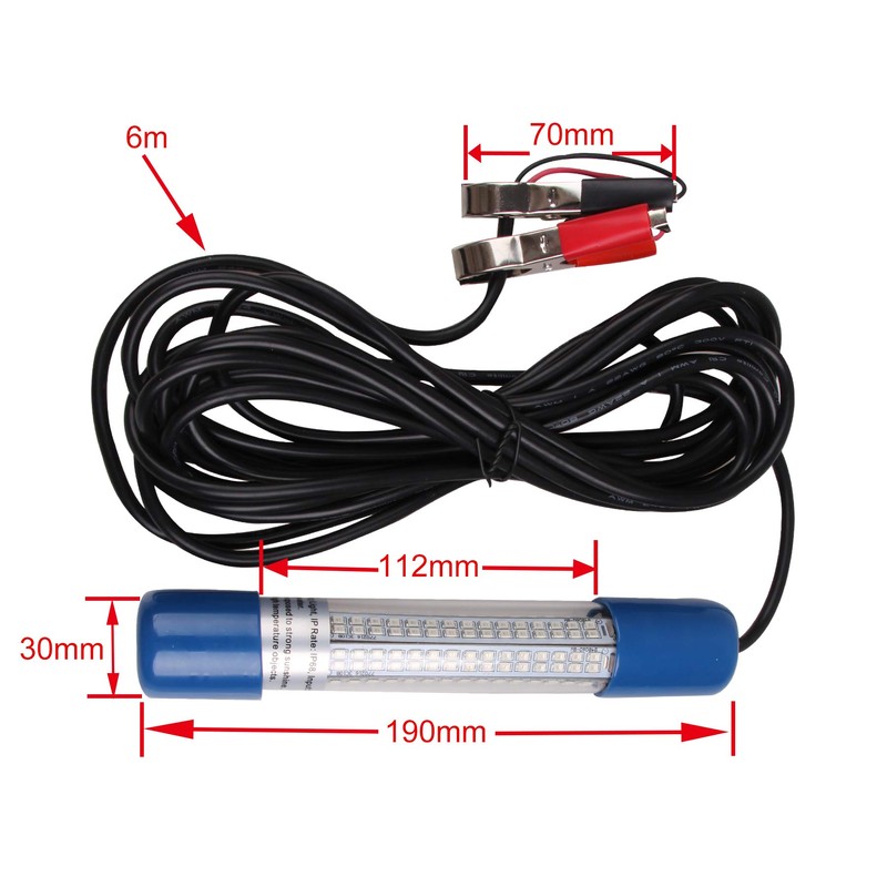 SHADDOCK Underwater Night Fishing Light Submersible Deep Drop Fishing Lamp