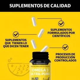 Omega 3 Premium 1000mg Suplemento Alimenticio Aceite De Pescado Como Tg Beyond Vitamins Sin Sabor Sin Rellenos 60 Cápsulas