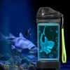 Lightzz Kids Water Bottle with 3D Glowing Shark LED Light