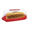 Cosmoplast Süßigkeitentür, Plumcake, Käse, mit Gitter für Muffin, zum Transport,