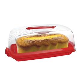 Cosmoplast Süßigkeitentür, Plumcake, Käse, mit Gitter für Muffin, zum Transport, 100% hergestellt in Italien