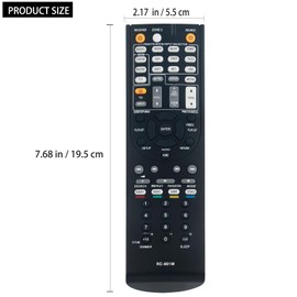 RC-801M Replacement Remote Control fit for Onkyo AV Receiver 24140801 HT-R990 HT-R690 HT-S7400 HTS8400 HT-S8400 HT-S9400 HT-S9400THX HT-RC360 TX-NR509 HTR990 HTR690 HTS7400 HTS8400 HTS8400