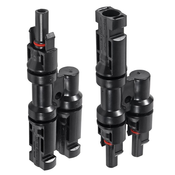 Photovoltaic Connector Solar Waterproof Adapter Cable T Branch 1 to