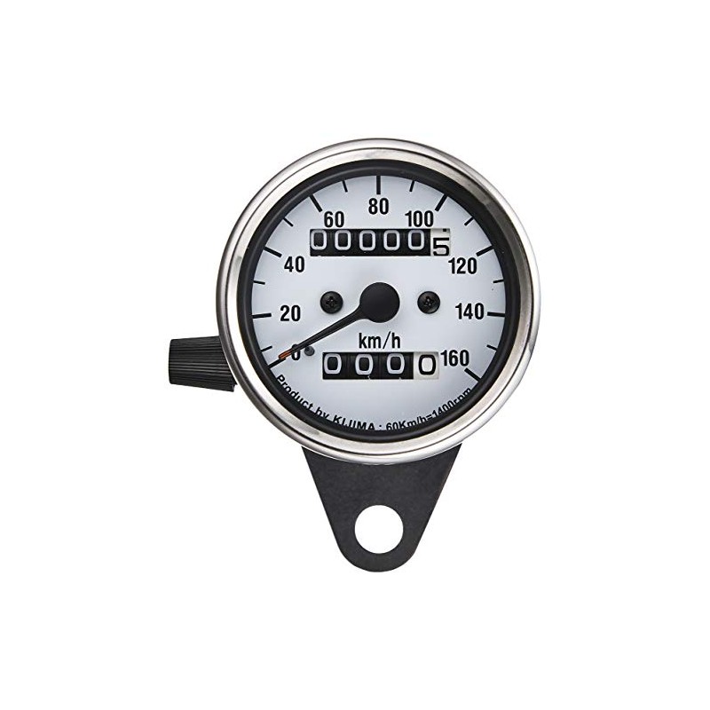 Kijima Bike Parts Mechanical Speedometer 160km/h (100mph) 61mm Type A