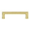 Nostalgic Warehouse Carre' Handle Pull 4" On Center in Unlacquered