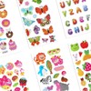 20 Sheets of 3D Stickers for Kids & Toddlers, Multiple