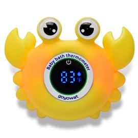 Baby Bath Thermometer,Bath Thermometer Baby Safety,Crab Bath, Water Thermometer Temperature Toy,Baby Essentials Must Haves Newborn Stuff,Bath Temp Thermometer,Room Thermometer
