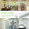 Zi-ZOHNSON 6 Pack 6CCT Tunable 4FT led Shop Lights for