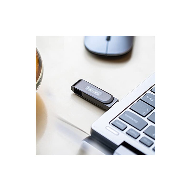 Lenovo USB Flash Drive X3 (64GB, Black) High Speed USB