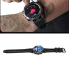 Black Outdoor Smartwatch with Speaker Waterproof Dustproof LCD Bluetooth Intelligent