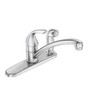MOEN Adler Single-Handle Low Arc Standard Kitchen Faucet with Side