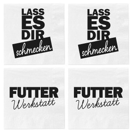 MIK Funshopping 3-Ply Set Of Paper Serviettes, 33 x 33 cm