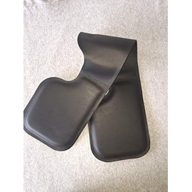 26 inch long, heavy-duty leather pad Cool-Thighs motorcycle heat shields