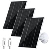 4W Solar Panel for Security Cameras, USB-C and USB, 3