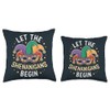 Let The Shenanigans Begin Jester Mask Carnival Magic Playful Throw