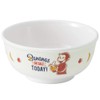 Skater M320-A Curious George Melamine Rice Bowl 8.5 fl oz